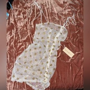 Mesh star dress, New Years/race/festival